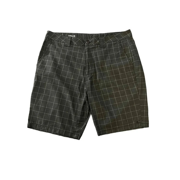 O'Neill Delta V.2 Plaid Bermuda Shorts Men's‎ Size 36 Black Standard Fit - Picture 1 of 4